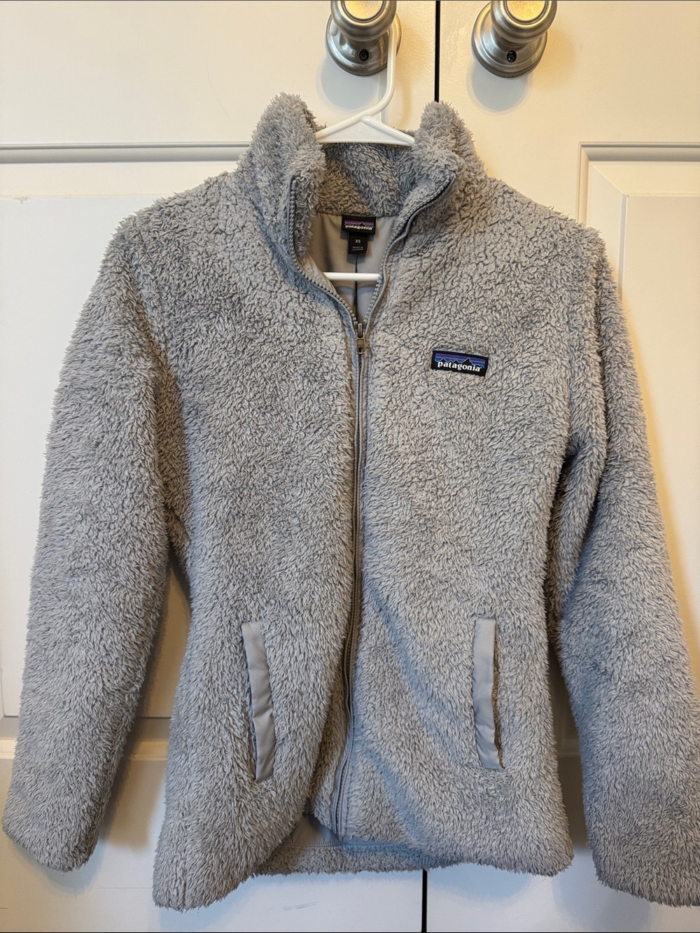 Patagonia Women’s Plush Full-Zip Jacket - Light Gray XS